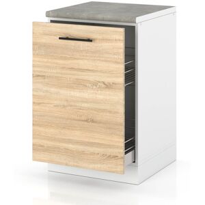 Hurtownia Mebli Szafka Kuchenna Stojąca Z Blatem Szafka Cargo 50cm Spremium Dąb Sonoma Hurtownia Mebli Szafka Kuchenna Stojąca Z Blatem Szafka Cargo 50cm Spremium Dąb Sonoma
