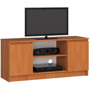 FABRYKA MEBLI AKORD Szafka RTV 120 cm pod telewizor 2 drzwi 6 półek komoda - Olcha FABRYKA MEBLI AKORD Szafka RTV 120 cm pod telewizor 2 drzwi 6 półek komoda - Olcha