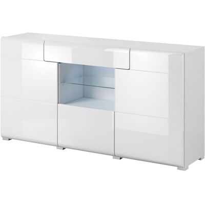 Helvetia Komoda TOLEDO 3D1S biała połysk Helvetia Komoda TOLEDO 3D1S biała połysk
