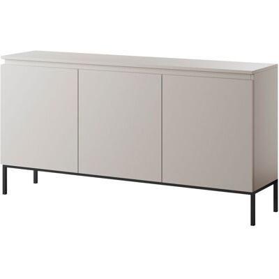Selsey Komoda Trzydrzwiowa Bemmi 150 Cm Beżowy Selsey Komoda Trzydrzwiowa Bemmi 150 Cm Beżowy