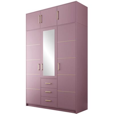 Mobilier1 A153 Fioletowa Szafa - Meble do przechowywania Mobilier1 A153 Fioletowa Szafa - Meble do przechowywania