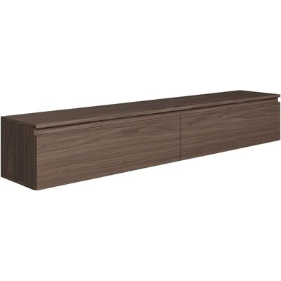 Selsey BEMMI Wisząca szafka TV - 175cm - orzech Wisconsin Selsey BEMMI Wisząca szafka TV - 175cm - orzech Wisconsin