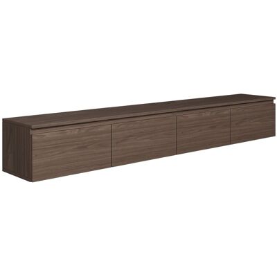 Selsey BEMMI Wisząca szafka RTV - 200cm orzech Wisconsin Selsey BEMMI Wisząca szafka RTV - 200cm orzech Wisconsin