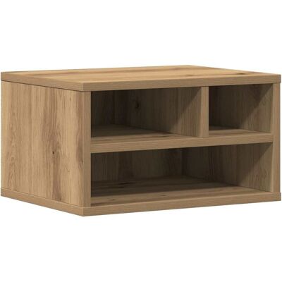 VIDAXL Podstawka pod Drukarkę Dąb Ręcznie Robiona 40x32x22,5 cm Inżynierowe Drewno VIDAXL Podstawka pod Drukarkę Dąb Ręcznie Robiona 40x32x22,5 cm Inżynierowe Drewno