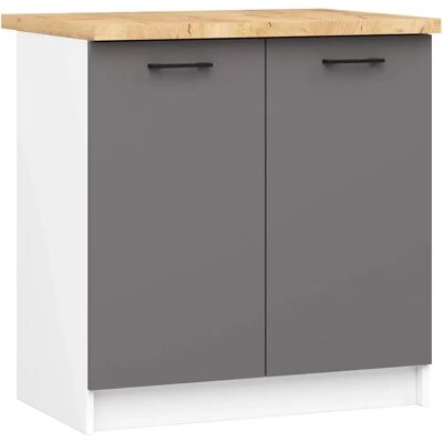 Szafka kuchenna Akord S80 - Biała OLIWIA - 80cm szeroka Szafka kuchenna Akord S80 - Biała OLIWIA - 80cm szeroka