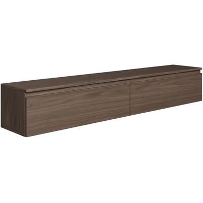 Selsey BEMMI Wisząca szafka TV - 175cm - orzech Wisconsin Selsey BEMMI Wisząca szafka TV - 175cm - orzech Wisconsin