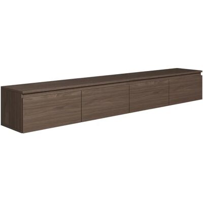 Selsey BEMMI Wisząca szafka RTV - 200cm orzech Wisconsin Selsey BEMMI Wisząca szafka RTV - 200cm orzech Wisconsin