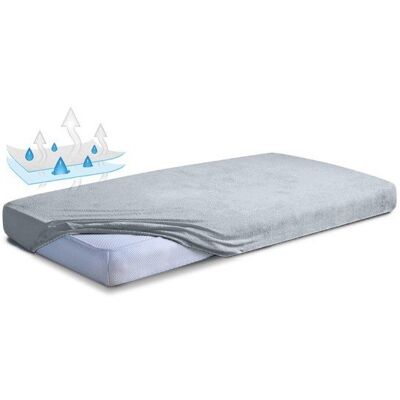 BABY MATEX podkład higieniczny prześc.nieprz.frotte 60x120 j.szary BABY MATEX podkład higieniczny prześc.nieprz.frotte 60x120 j.szary