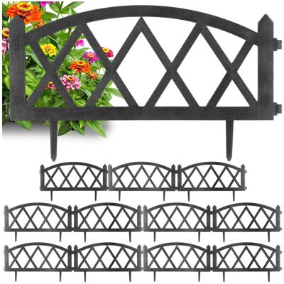 Artemis 12x Płotek Ogrodowy Szary Border Palisada Obrzeże Trawnika Grządki 684 cm Artemis 12x Płotek Ogrodowy Szary Border Palisada Obrzeże Trawnika Grządki 684 cm