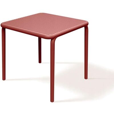 PROSPERPLAST 344055 Stół ogrodowy Brene Retro Red 79,5 x 79,5 cm FERNE PROSPERPLAST 344055 Stół ogrodowy Brene Retro Red 79,5 x 79,5 cm FERNE