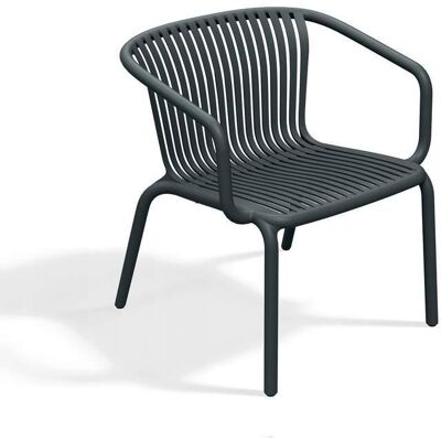 PROSPERPLAST 344069 Fotel Krzesło Ogrodowe Antracyt Brene Carbon Ferne PROSPERPLAST 344069 Fotel Krzesło Ogrodowe Antracyt Brene Carbon Ferne
