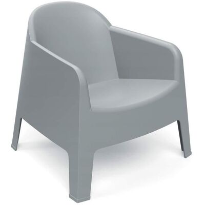 PROSPERPLAST 344098 Fotel ogrodowy tworzywo sztuczne szary Milane Agate Gray FERNE PROSPERPLAST 344098 Fotel ogrodowy tworzywo sztuczne szary Milane Agate Gray FERNE