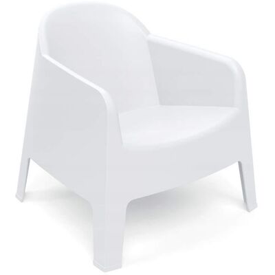 PROSPERPLAST 344101 Fotel Ogrodowy Biały Milane White Ferne PROSPERPLAST 344101 Fotel Ogrodowy Biały Milane White Ferne