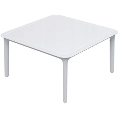 PROSPERPLAST 344146 Stolik ogrodowy kawowy 77,5 x 77,5 cm Rimo White FERNE PROSPERPLAST 344146 Stolik ogrodowy kawowy 77,5 x 77,5 cm Rimo White FERNE