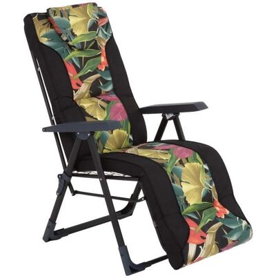 Dajar 460863 Fotel ogrodowy leżak z podnóżkiem Mijas Plus Black Edition PATIO Dajar 460863 Fotel ogrodowy leżak z podnóżkiem Mijas Plus Black Edition PATIO