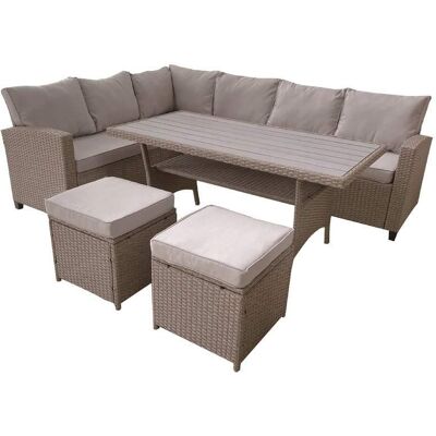 Dajar 46218 Zestaw komlpet mebli ogrodowych technorattanowych Nina PATIO Dajar 46218 Zestaw komlpet mebli ogrodowych technorattanowych Nina PATIO
