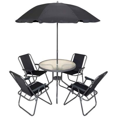 Dajar 47560 Zestaw mebli ogrodowych Makasar antracyt PATIO Dajar 47560 Zestaw mebli ogrodowych Makasar antracyt PATIO