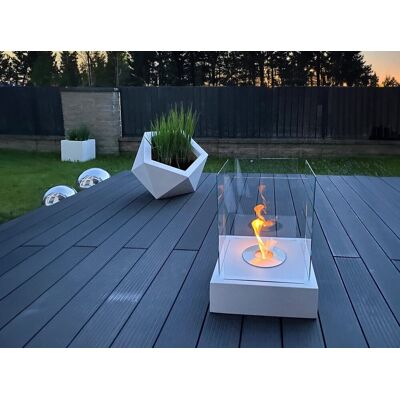 Inny producent Biokominek Wolnostojący Sunset Garden Biały Inny producent Biokominek Wolnostojący Sunset Garden Biały