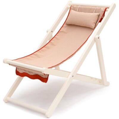 Business & Pleasure Co. - Leżak składany z poduszką The Sling Chair, rivie pink Business & Pleasure Co. - Leżak składany z poduszką The Sling Chair, rivie pink