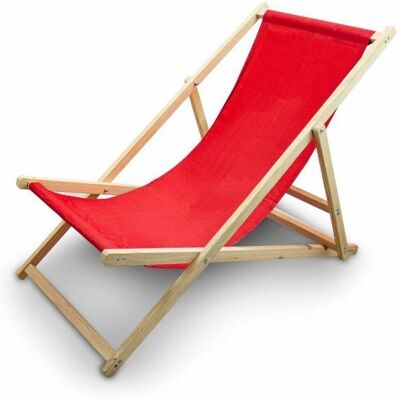 Regulowana drewniana leżak plażowy - 60cm szeroka - Składana, trwała, UV-odporna - Plaża i Ogród Regulowana drewniana leżak plażowy - 60cm szeroka - Składana, trwała, UV-odporna - Plaża i Ogród
