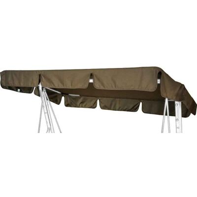 AMPO Dach na huśtawkę z wycięciami 120x214 cm brązowy AMPO Dach na huśtawkę z wycięciami 120x214 cm brązowy
