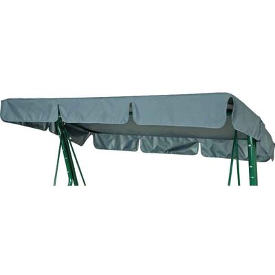 AMPO Dach na huśtawkę z wycięciami 120x225 cm ciemny szary AMPO Dach na huśtawkę z wycięciami 120x225 cm ciemny szary