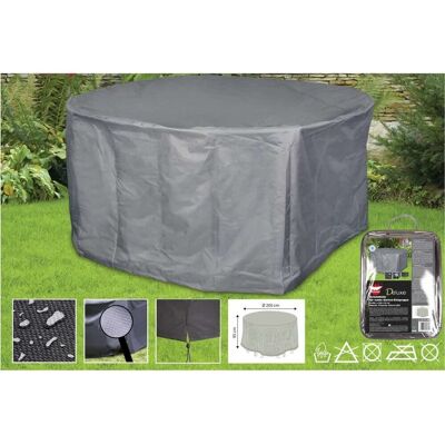 Boni-shop Deluxe pokrowiec ochronny na okrągły zestaw wypoczynkowy, 200x95 cm Boni-shop Deluxe pokrowiec ochronny na okrągły zestaw wypoczynkowy, 200x95 cm