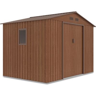 Focus Garden Domek Na Narzędzia Hudson 277X191Cm Walnut - Hardmaister Focus Garden Domek Na Narzędzia Hudson 277X191Cm Walnut - Hardmaister
