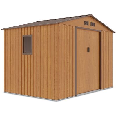Focus Garden Domek Na Narzędzia Hudson 9X6 Oak Brown Focus Garden Domek Na Narzędzia Hudson 9X6 Oak Brown