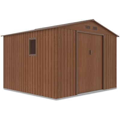 Focus Garden Domek Na Narzędzia Hudson 9X8 Walnut Focus Garden Domek Na Narzędzia Hudson 9X8 Walnut