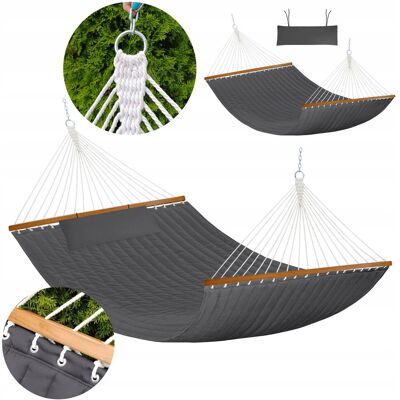 Domarex Duży Hamak Dwuosobowy Ogrodowy Mocny Stabilny 200x140x358 Cm Pałąk 140 Domarex Duży Hamak Dwuosobowy Ogrodowy Mocny Stabilny 200x140x358 Cm Pałąk 140