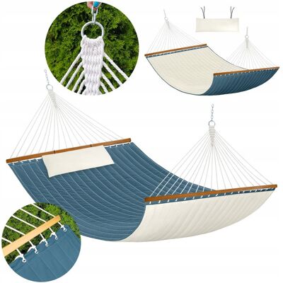 Domarex DUŻY HAMAK DWUOSOBOWY OGRODOWY MOCNY STABILNY 200x140x358 CM PAŁĄK 140 Domarex DUŻY HAMAK DWUOSOBOWY OGRODOWY MOCNY STABILNY 200x140x358 CM PAŁĄK 140