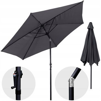 Domarex DUŻY PARASOL OGRODOWY 300 CM SKŁADANY REGULOWANY SOLIDNY ŁAMANY Z KORBKĄ Domarex DUŻY PARASOL OGRODOWY 300 CM SKŁADANY REGULOWANY SOLIDNY ŁAMANY Z KORBKĄ