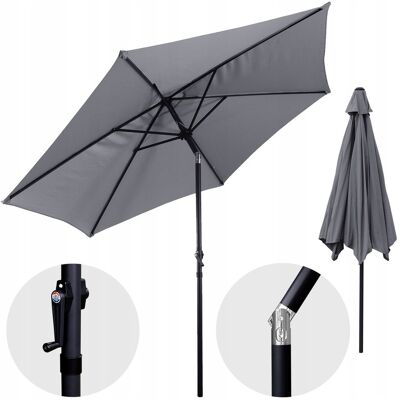 Domarex DUŻY PARASOL OGRODOWY 300 CM SKŁADANY REGULOWANY SOLIDNY SKOŚNY Z KORBĄ Domarex DUŻY PARASOL OGRODOWY 300 CM SKŁADANY REGULOWANY SOLIDNY SKOŚNY Z KORBĄ