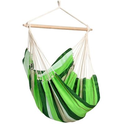 Fotel Hamakowy Amazonas Brasil, Zielono-Ciemnozielony, 150x110 Cm Fotel Hamakowy Amazonas Brasil, Zielono-Ciemnozielony, 150x110 Cm