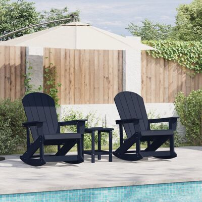 vidaXL Fotele bujane Adirondack 2 pcs Ciemnoniebieski vidaXL Fotele bujane Adirondack 2 pcs Ciemnoniebieski