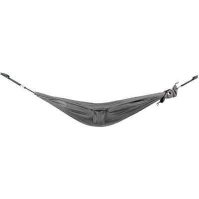 Hamak jednoosobowy turystyczny dla dzieci z karabinkami i linkami Ticket to the Moon Mini Hammock Set Dark Grey TMMINI03 Hamak jednoosobowy turystyczny dla dzieci z karabinkami i linkami Ticket to the Moon Mini Hammock Set Dark Grey TMMINI03