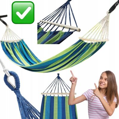 nieznany producent HAMAK OGRODOWY Z DRĄŻKIEM WIELOKOLOROWY 200kg 291 X 150cm HUŚTAWKA WYGODNY nieznany producent HAMAK OGRODOWY Z DRĄŻKIEM WIELOKOLOROWY 200kg 291 X 150cm HUŚTAWKA WYGODNY