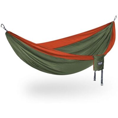 Eagles Nest Outfitters Hamak turystyczny ENO DoubleNest Olive/ Orange Eagles Nest Outfitters Hamak turystyczny ENO DoubleNest Olive/ Orange