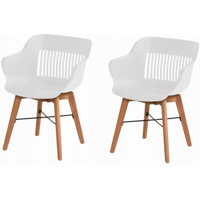 Inny producent Hartman Outdoor Krzesła Ogrodowe Białe 2 Sztuki Inny producent Hartman Outdoor Krzesła Ogrodowe Białe 2 Sztuki