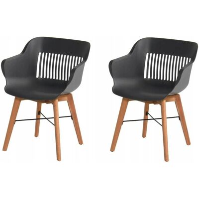 Inny producent Hartman Outdoor Krzesła Ogrodowe Szare 2 Sztuki Inny producent Hartman Outdoor Krzesła Ogrodowe Szare 2 Sztuki