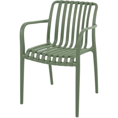 HOMLA Krzesło VALORO ogrodowe zielone 56x57x81 cm HOMLA Krzesło VALORO ogrodowe zielone 56x57x81 cm