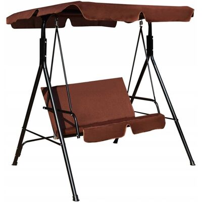 Inny producent Huśtawka 2 Osobowa Ogrodowa Bujana Leżanka Z Dachem Premium 104x104 Cm Inny producent Huśtawka 2 Osobowa Ogrodowa Bujana Leżanka Z Dachem Premium 104x104 Cm