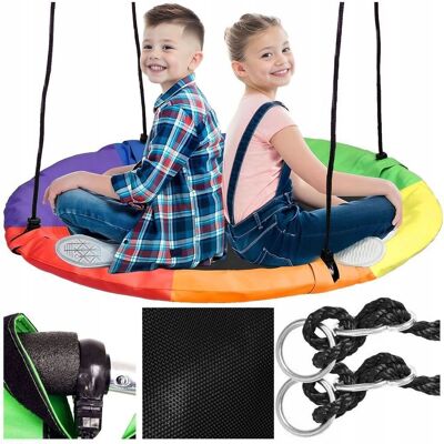 TimeForBaby Huśtawka Bocianie Gniazdo Dla Dzieci Ogrodowa Wytrzymała Mocna Hamak 60 Cm TimeForBaby Huśtawka Bocianie Gniazdo Dla Dzieci Ogrodowa Wytrzymała Mocna Hamak 60 Cm