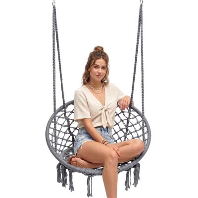 FUNFIT GARDEN Huśtawka ogrodowa ażurowa fotel wiszący bocianie gniazdo FUNFIT GARDEN Huśtawka ogrodowa ażurowa fotel wiszący bocianie gniazdo