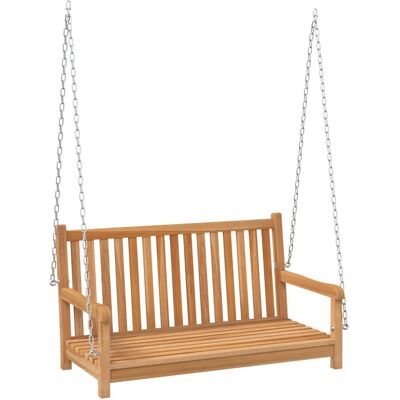 VMP Huśtawka ogrodowa, lite drewno tekowe, 114x60x64 cm VMP Huśtawka ogrodowa, lite drewno tekowe, 114x60x64 cm
