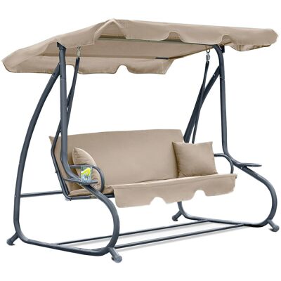 FUNFIT GARDEN Huśtawka ogrodowa Relax Plus beżowa FUNFIT GARDEN Huśtawka ogrodowa Relax Plus beżowa