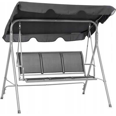 FUNFIT GARDEN HUŚTAWKA OGRODOWA STOJĄCA 3 OSOBOWA STABILNA ŁAWKA 45 x 140cm FUNFIT GARDEN HUŚTAWKA OGRODOWA STOJĄCA 3 OSOBOWA STABILNA ŁAWKA 45 x 140cm