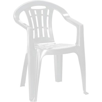 Krzesło Ogrodowe Curver Mallorca, Białe, 56x58x79 Cm Krzesło Ogrodowe Curver Mallorca, Białe, 56x58x79 Cm