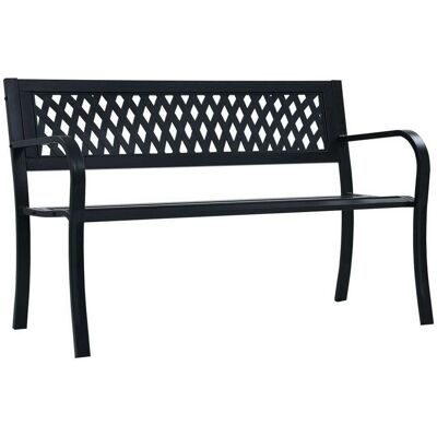 Inny producent Ławka Ogrodowa Parkowa Do Ogrodu Na Taras Solidna Siatkowa 120x46x75,5 Cm Inny producent Ławka Ogrodowa Parkowa Do Ogrodu Na Taras Solidna Siatkowa 120x46x75,5 Cm